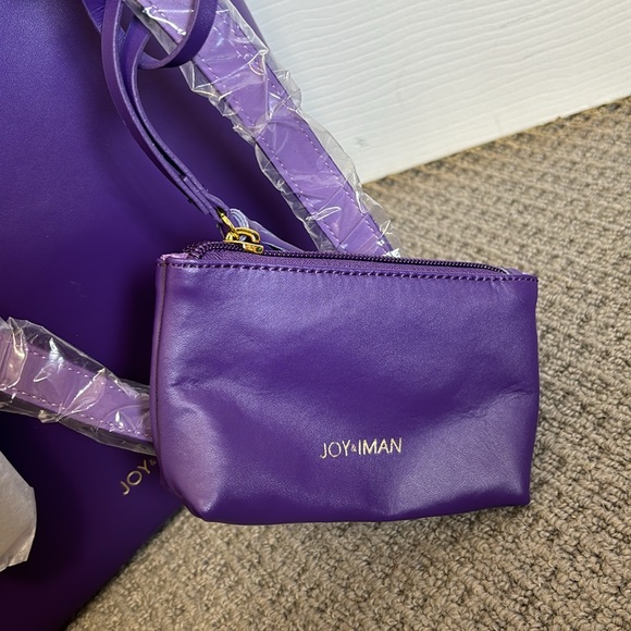 JOY & IMAN || purple tote bag - Picture 5 of 8